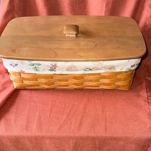 Longaberger vanity basket